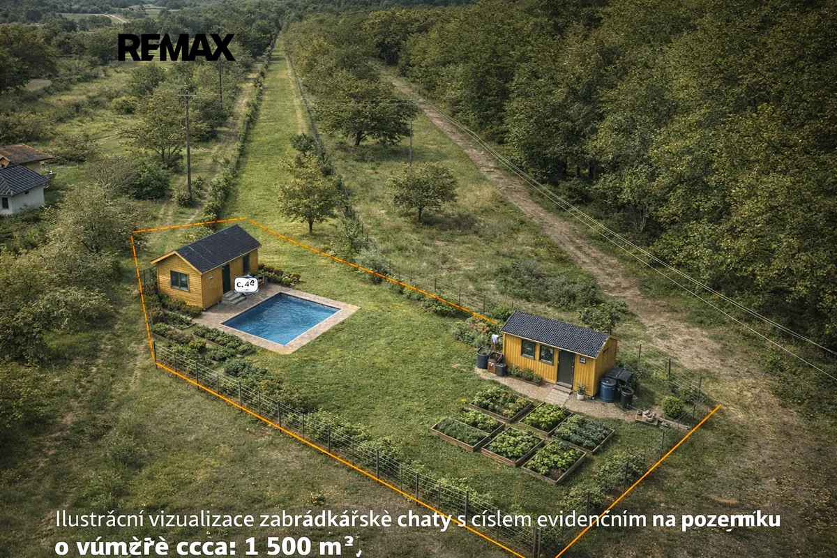 Prodej zahrady 1500 m²